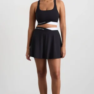 Discount Aje ATHLETICA Cross Over Tennis Skirt 639 Black/White
