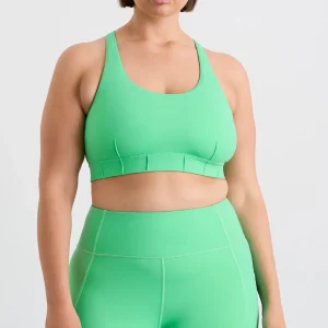 Online Aje ATHLETICA Crossback Sports Bra 343 Marine Green