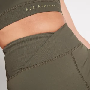 Flash Sale Aje ATHLETICA Crossover Mid Length Bike Short 614 Forest Green