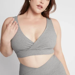 Cheap Aje ATHLETICA Crossover Sports Bra 317 Grey Marle