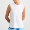Sale Aje ATHLETICA Cursive Logo Tank 101 White/Multi