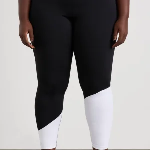 Discount Aje ATHLETICA Curved Panel Full Length Legging 226 White/Black