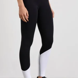 Discount Aje ATHLETICA Curved Panel Full Length Legging 226 White/Black