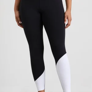 Discount Aje ATHLETICA Curved Panel Full Length Legging 226 White/Black