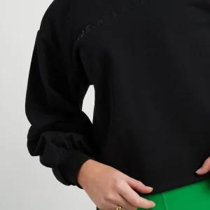 Online Aje ATHLETICA Cut Out Back Crew Jumper 417 Black