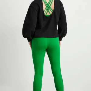 Online Aje ATHLETICA Cut Out Back Crew Jumper 417 Black
