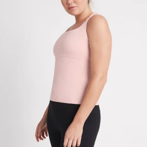 Store Aje ATHLETICA Cut Out Cross Back Tank Top 125 Rose Quartz/Rose Pink