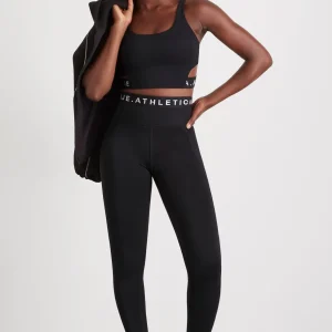 Sale Aje ATHLETICA Cut Out Elastic Sports Bra 337 Black/White