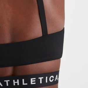 Sale Aje ATHLETICA Cut Out Elastic Sports Bra 337 Black/White