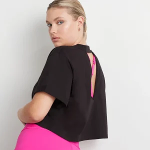 Store Aje ATHLETICA Cutout Crop Tee 105 Black/Multi