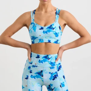 Clearance Aje ATHLETICA Double Layer Crossback Bra 350 Expressive Floral