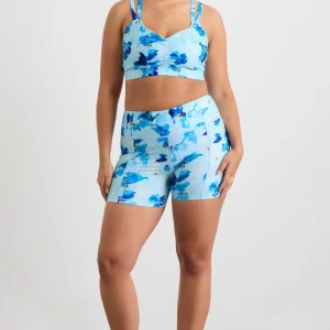 Clearance Aje ATHLETICA Double Layer Crossback Bra 350 Expressive Floral
