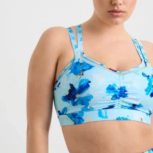 Clearance Aje ATHLETICA Double Layer Crossback Bra 350 Expressive Floral