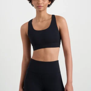 Cheap Aje ATHLETICA Double Strap Sports Bra 388 Black/White