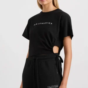 Cheap Aje ATHLETICA Drawcord Cut Out Crop 161 Black