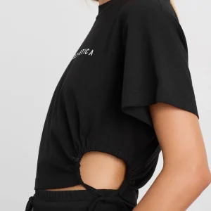 Cheap Aje ATHLETICA Drawcord Cut Out Crop 161 Black