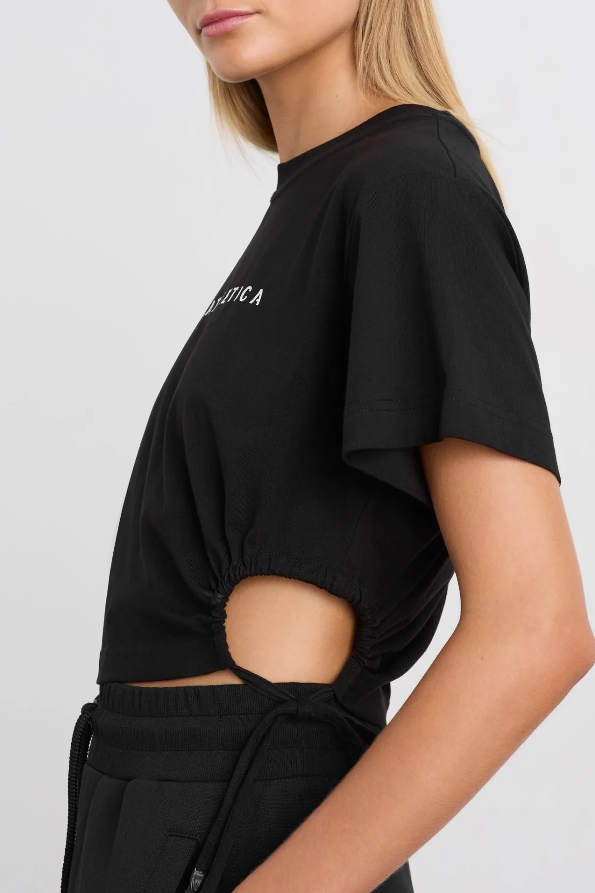 drawcord_cut_out_crop__3.webp Cheap Aje ATHLETICA Drawcord Cut Out Crop 161 Black