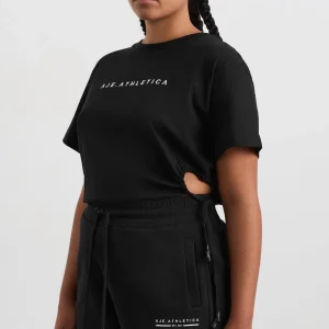 Cheap Aje ATHLETICA Drawcord Cut Out Crop 161 Black