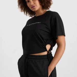 Cheap Aje ATHLETICA Drawcord Cut Out Crop 161 Black
