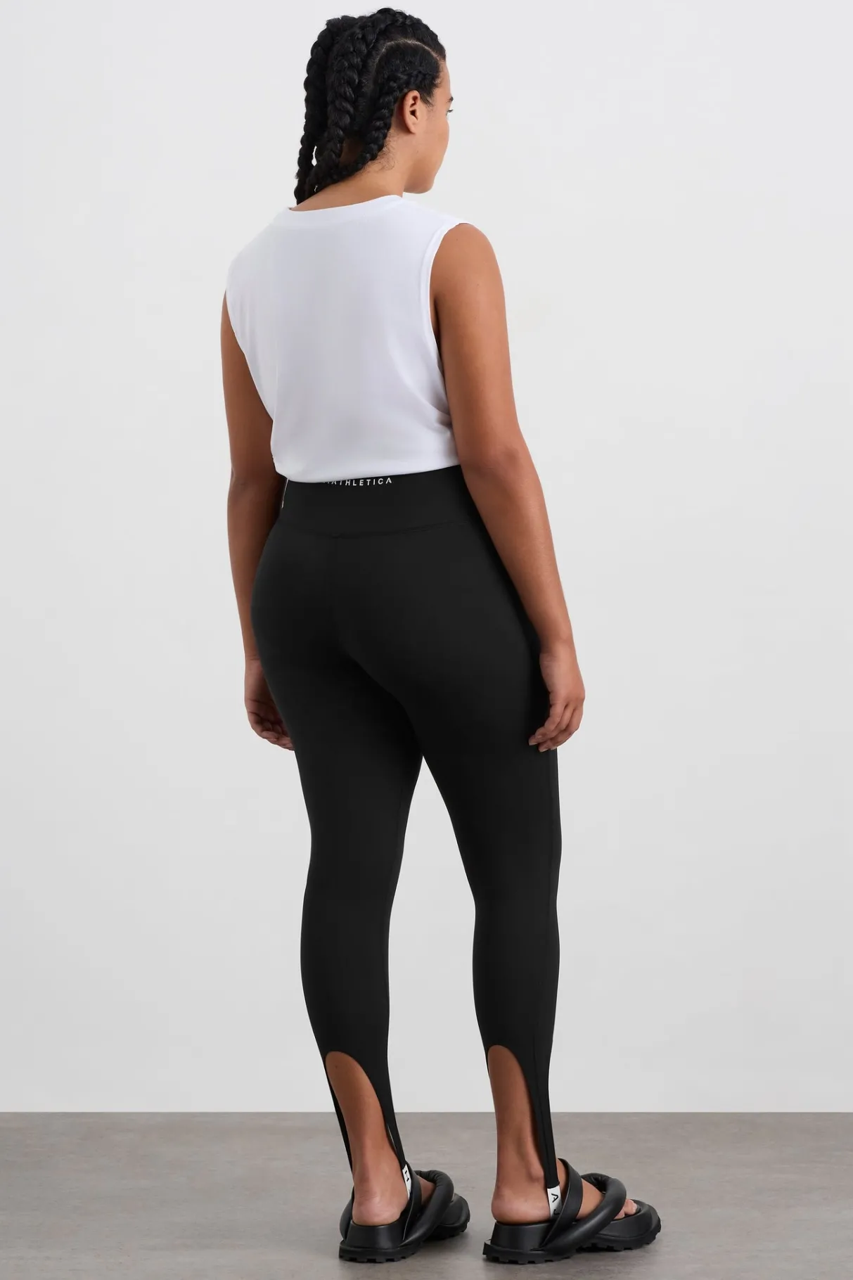 drawcord_cut_out_tank__8-1.webp Clearance Aje ATHLETICA Drawcord Cut Out Tank 158 White