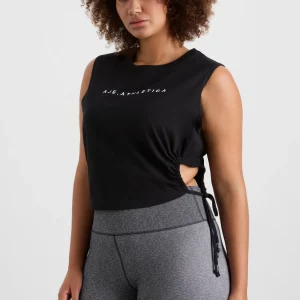 Shop Aje ATHLETICA Drawcord Cut Out Tank 158 Black