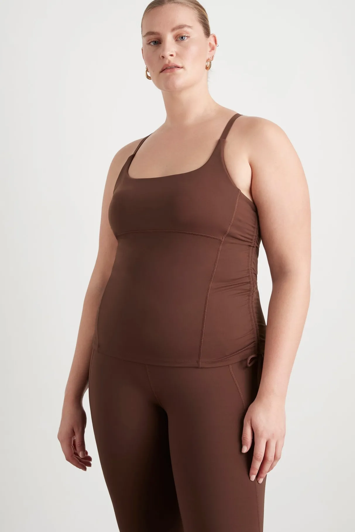 drawcord_racerback_tank__13.webp Hot Aje ATHLETICA Drawcord Racerback Tank 128 Dark Chocolate