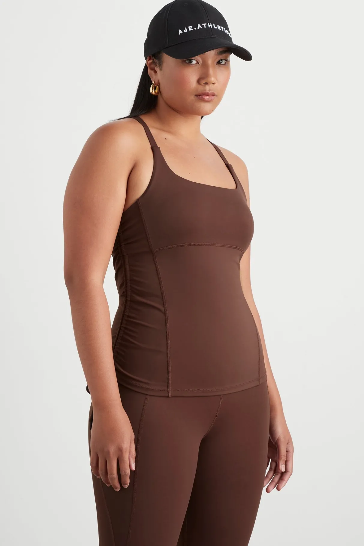 drawcord_racerback_tank__7.webp Hot Aje ATHLETICA Drawcord Racerback Tank 128 Dark Chocolate