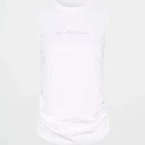 Cheap Aje ATHLETICA Drawcord Tank 131 White/Lavender