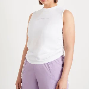 Cheap Aje ATHLETICA Drawcord Tank 131 White/Lavender