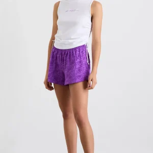 Discount Aje ATHLETICA Drawcord Tank 131 White Ultra Violet