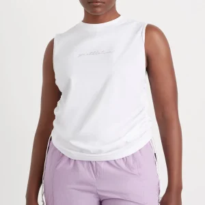 Cheap Aje ATHLETICA Drawcord Tank 131 White/Lavender