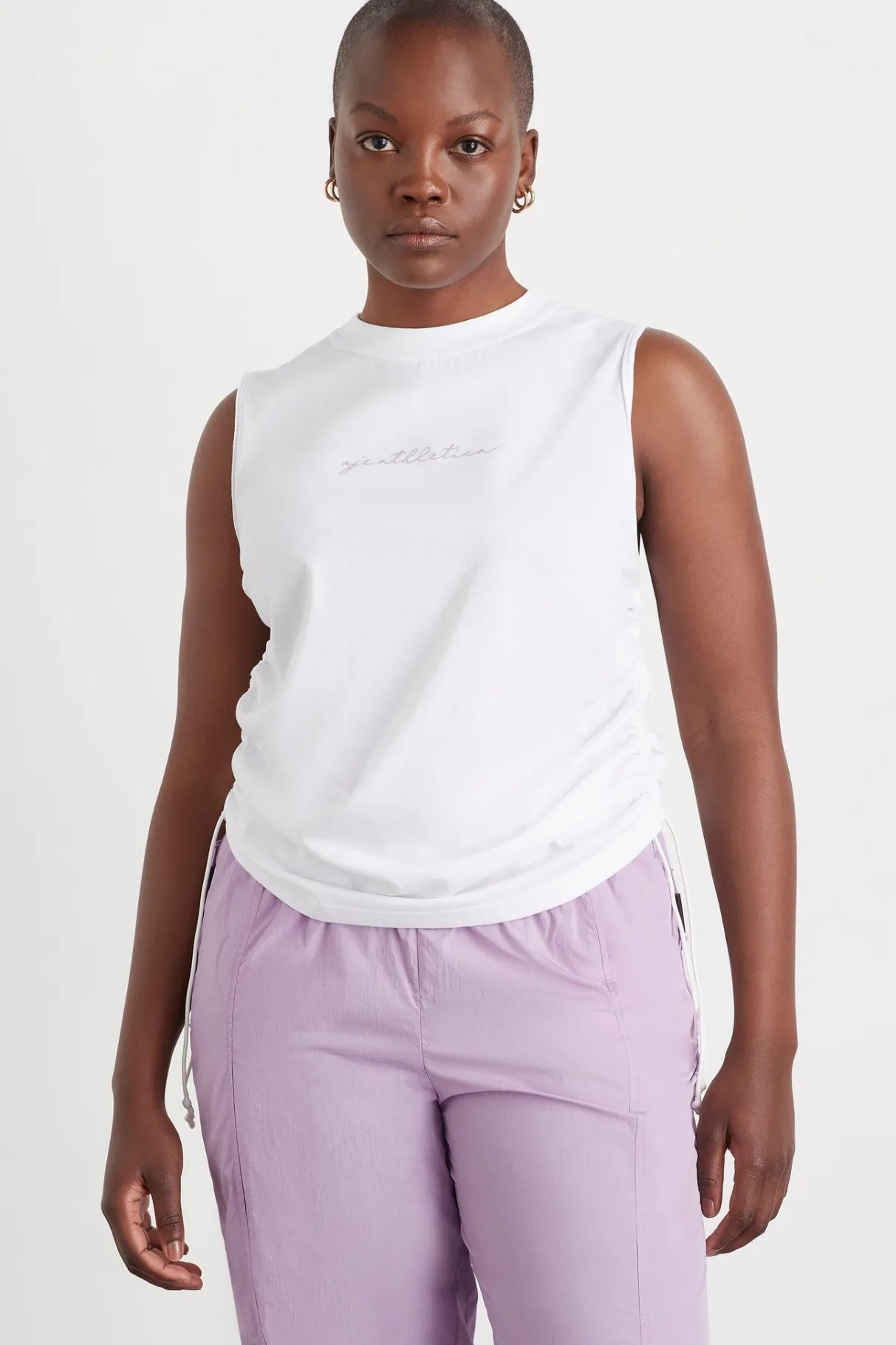 drawcord_tank__6-2.webp Cheap Aje ATHLETICA Drawcord Tank 131 White/Lavender