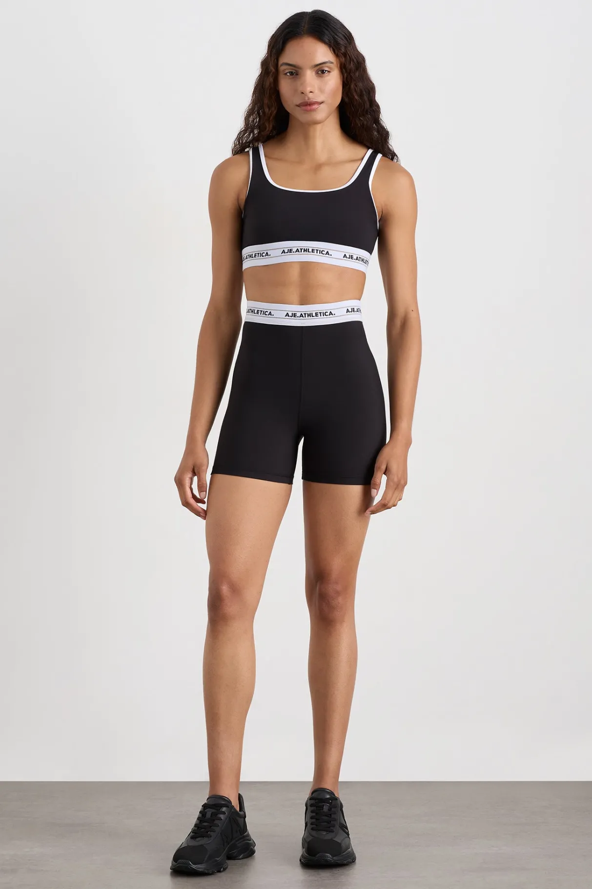 elastic_logo_bike_shorts__0.webp Outlet Aje ATHLETICA Elastic Logo Bike Shorts 601 Black