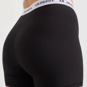 Outlet Aje ATHLETICA Elastic Logo Bike Shorts 601 Black