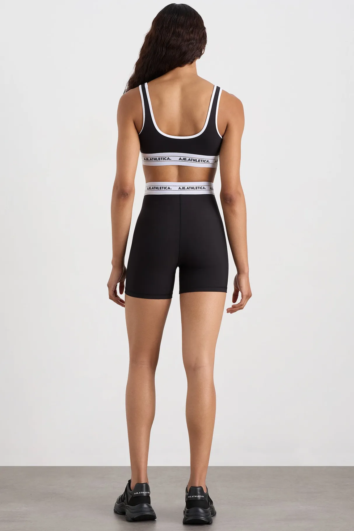 elastic_logo_bike_shorts__12.webp Outlet Aje ATHLETICA Elastic Logo Bike Shorts 601 Black