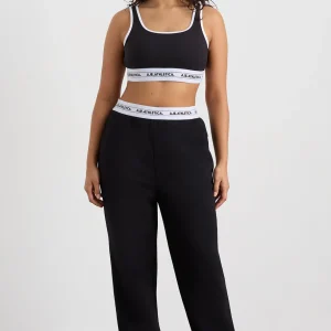 Shop Aje ATHLETICA Elastic Logo Trackpants 502 Black