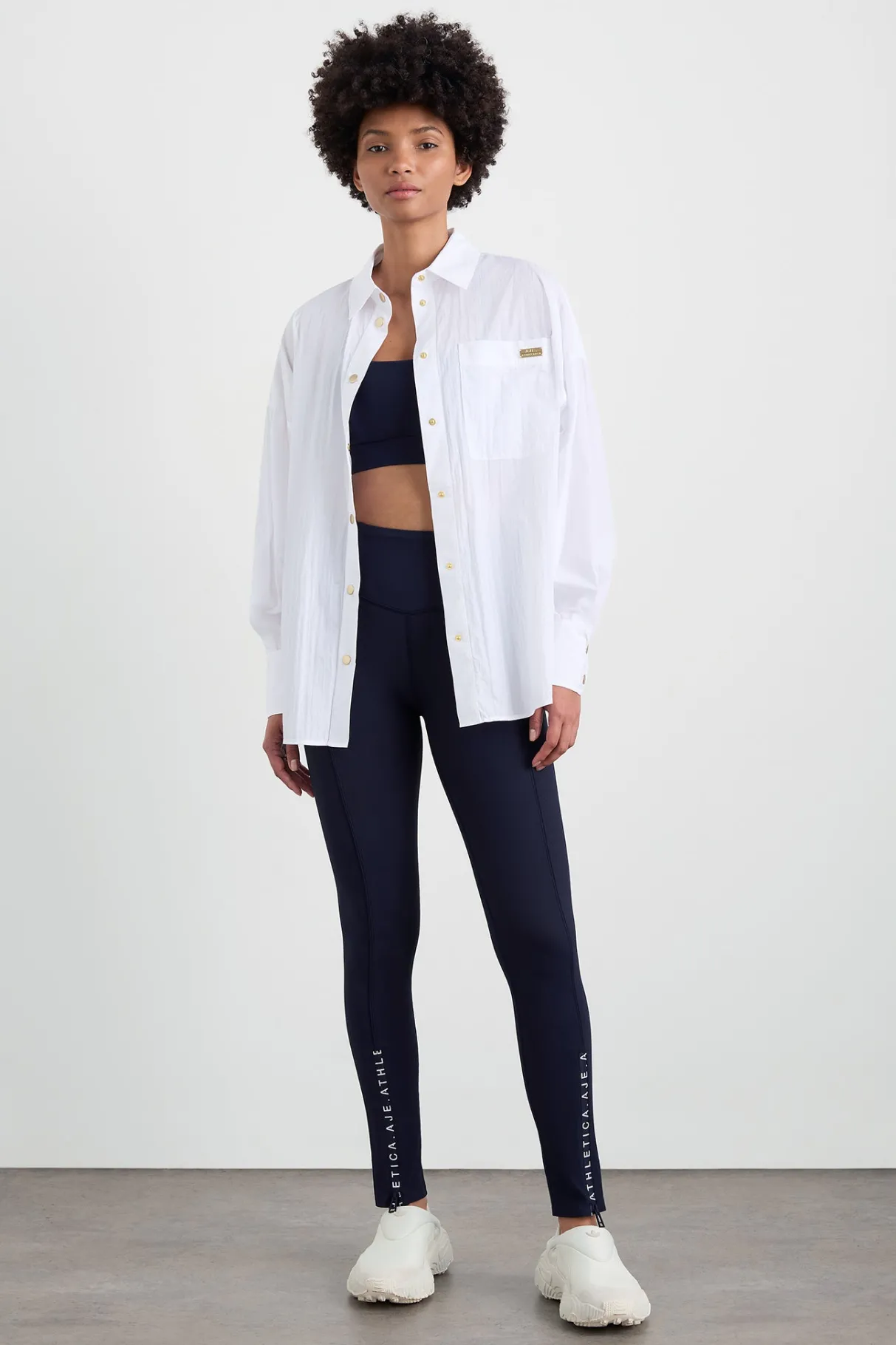 elastic_spray_windbreaker__2-1.webp Clearance Aje ATHLETICA Elastic Spray Windbreaker 430 White