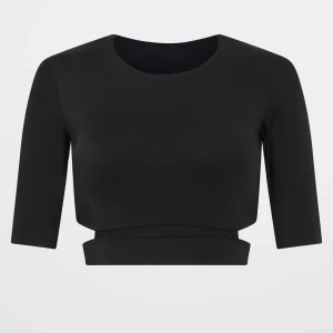Cheap Aje ATHLETICA Elasticated Cut Out Tee 195 Black