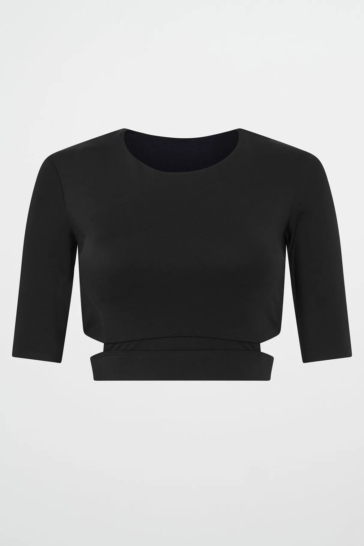 elasticated_cut_out_tee__1.webp Cheap Aje ATHLETICA Elasticated Cut Out Tee 195 Black