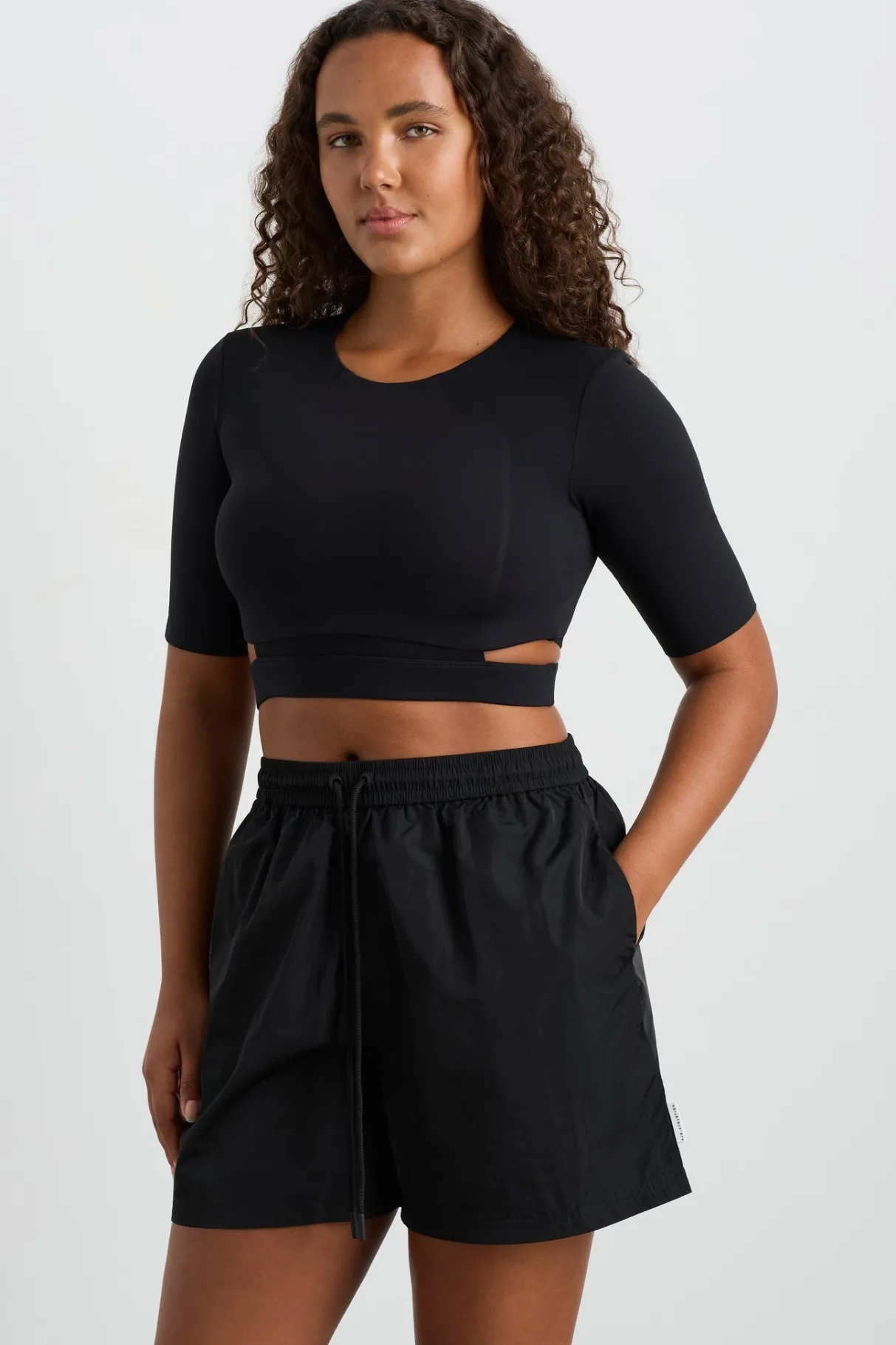 elasticated_cut_out_tee__5.webp Cheap Aje ATHLETICA Elasticated Cut Out Tee 195 Black