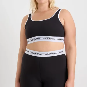Shop Aje ATHLETICA Elasticated Sports Bra 337 Black