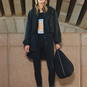 Shop Aje ATHLETICA Elasticated Sports Bra 337 Black