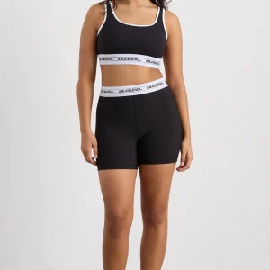 Shop Aje ATHLETICA Elasticated Sports Bra 337 Black
