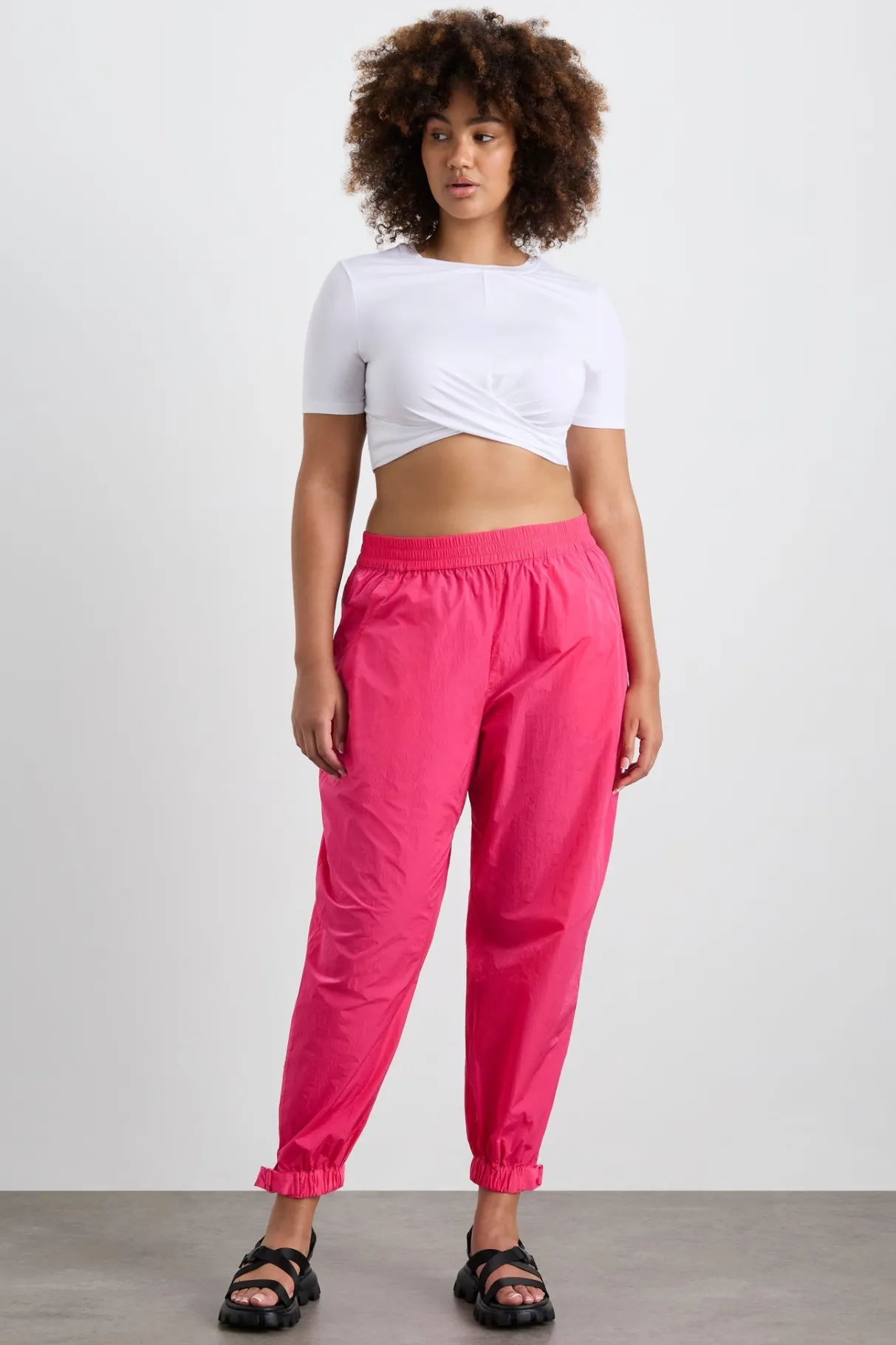 elasticated_spray_pant__10.webp Outlet Aje ATHLETICA Elasticated Spray Pant 517 Made You Blush