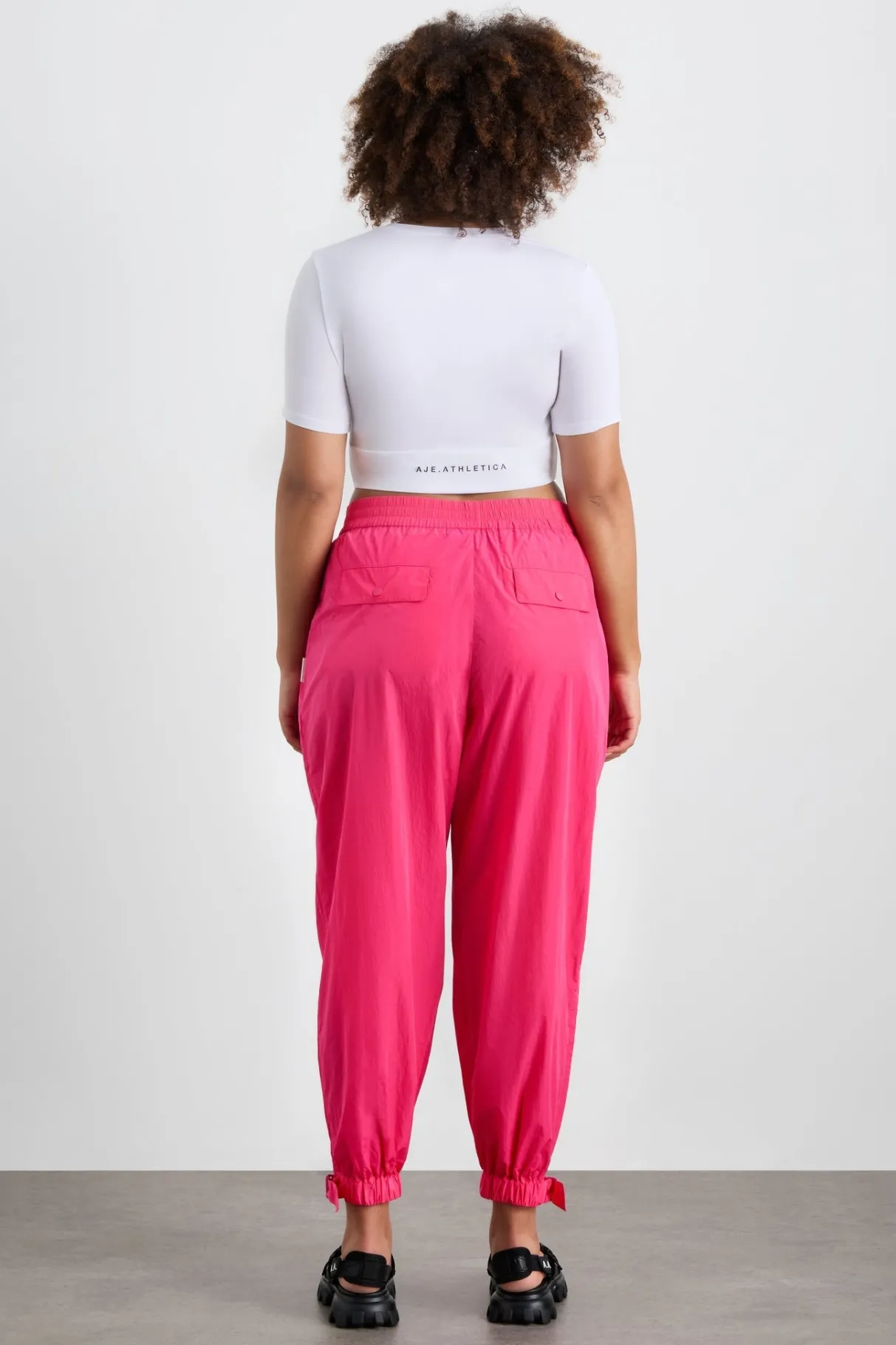 elasticated_spray_pant__13.webp Outlet Aje ATHLETICA Elasticated Spray Pant 517 Made You Blush