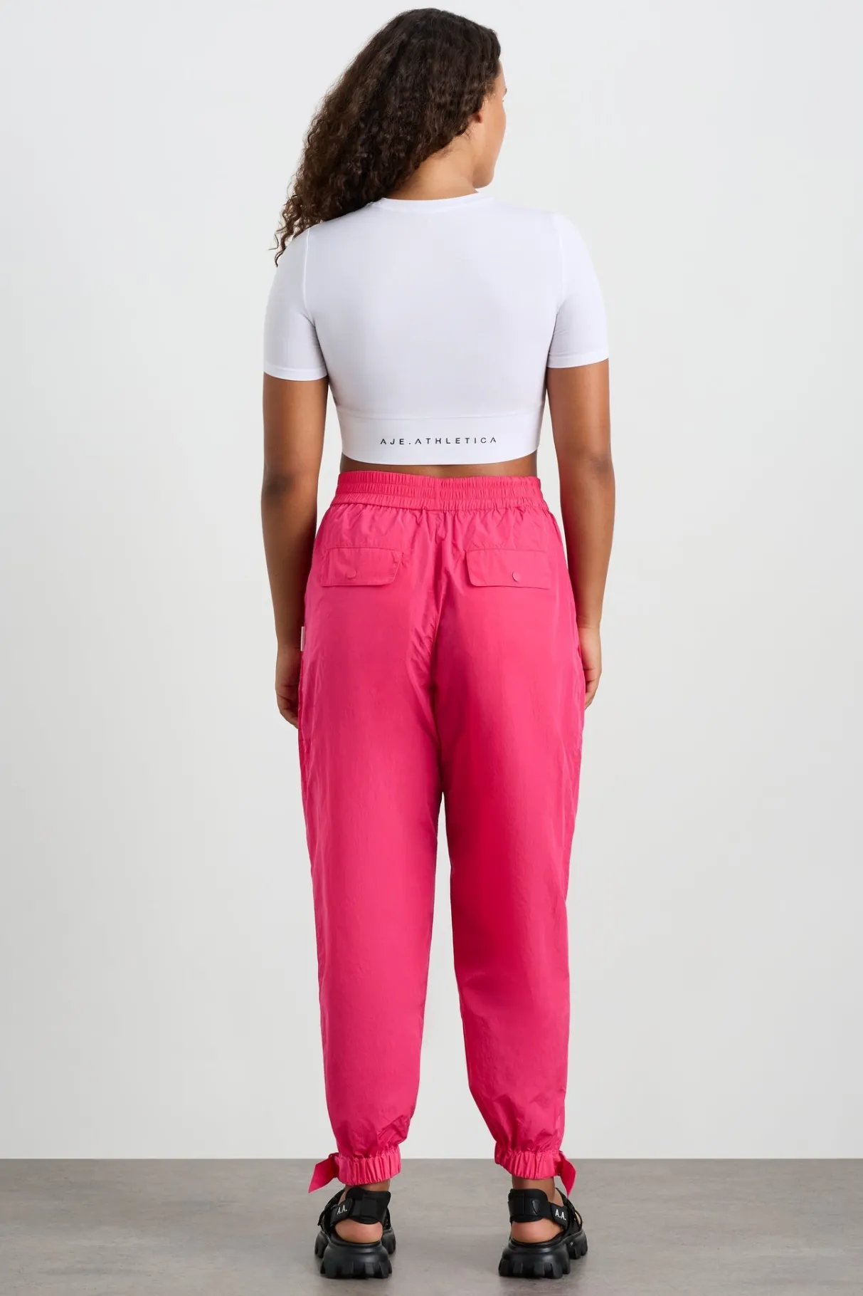 elasticated_spray_pant__9.webp Outlet Aje ATHLETICA Elasticated Spray Pant 517 Made You Blush