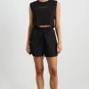 New Aje ATHLETICA Elasticated Spray Short 642 Black