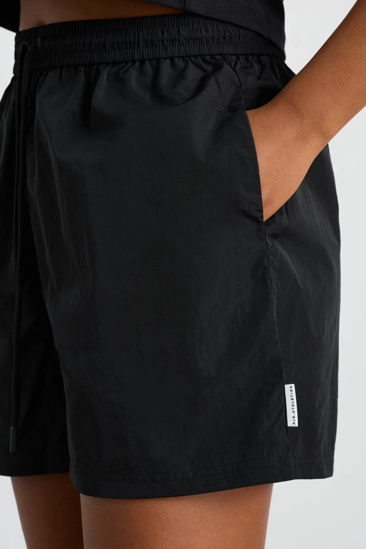 elasticated_spray_short__7.webp New Aje ATHLETICA Elasticated Spray Short 642 Black
