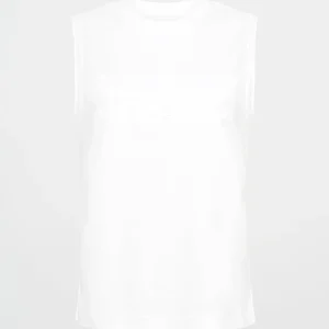 Sale Aje ATHLETICA Embossed Classic Logo Tank 101 White