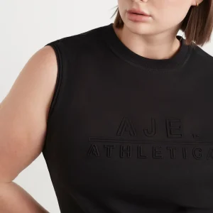 Cheap Aje ATHLETICA Embossed Classic Logo Tank 101 Black